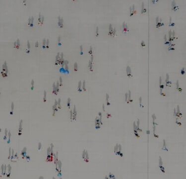 people seen from above