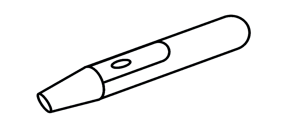 outline of e-cigarette